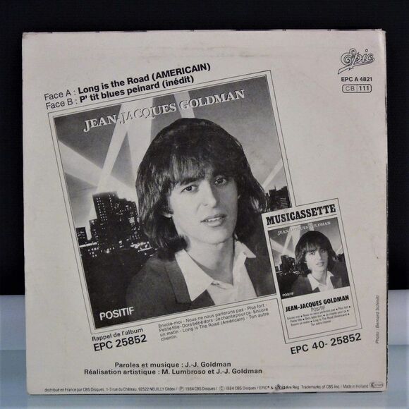 Jean-Jacques Goldman Americain Vinyl 1984 Holland - Picture 2 of 9